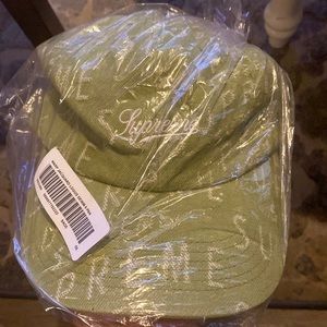 Supreme Warp Jacquard Logos Denim